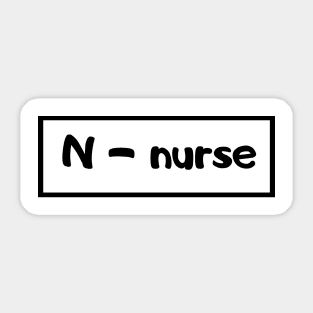 Nurse Sticker